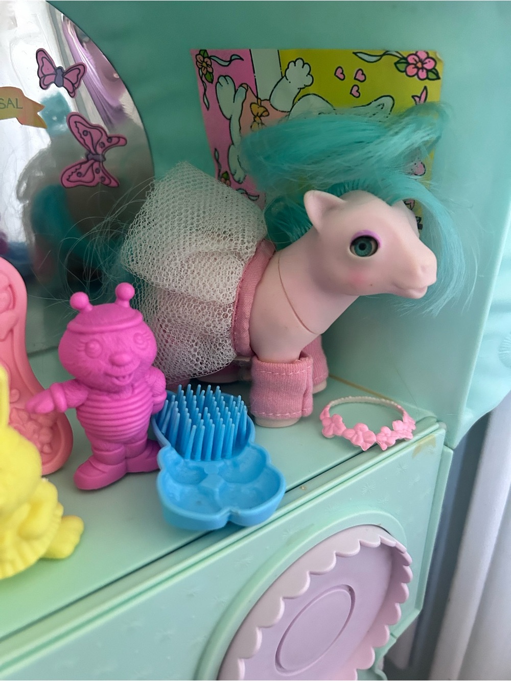 My Little Pony G1 "Baby Bonnet School of Dance" playset - Picture 4 of 13